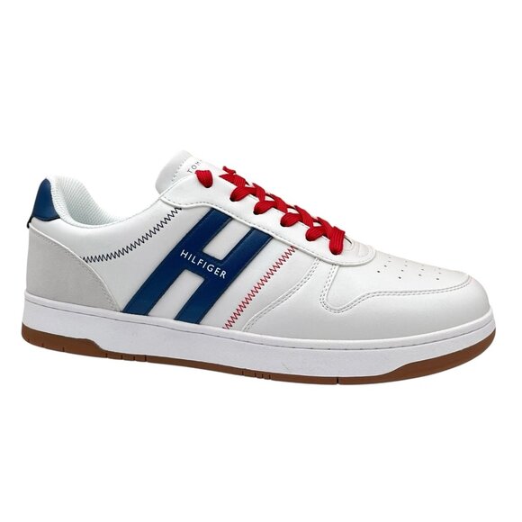 Tommy Hilfiger Tilyas Men's Athletic Casual Shoes Size 11.5 White Multi Sneakers - Picture 2 of 13